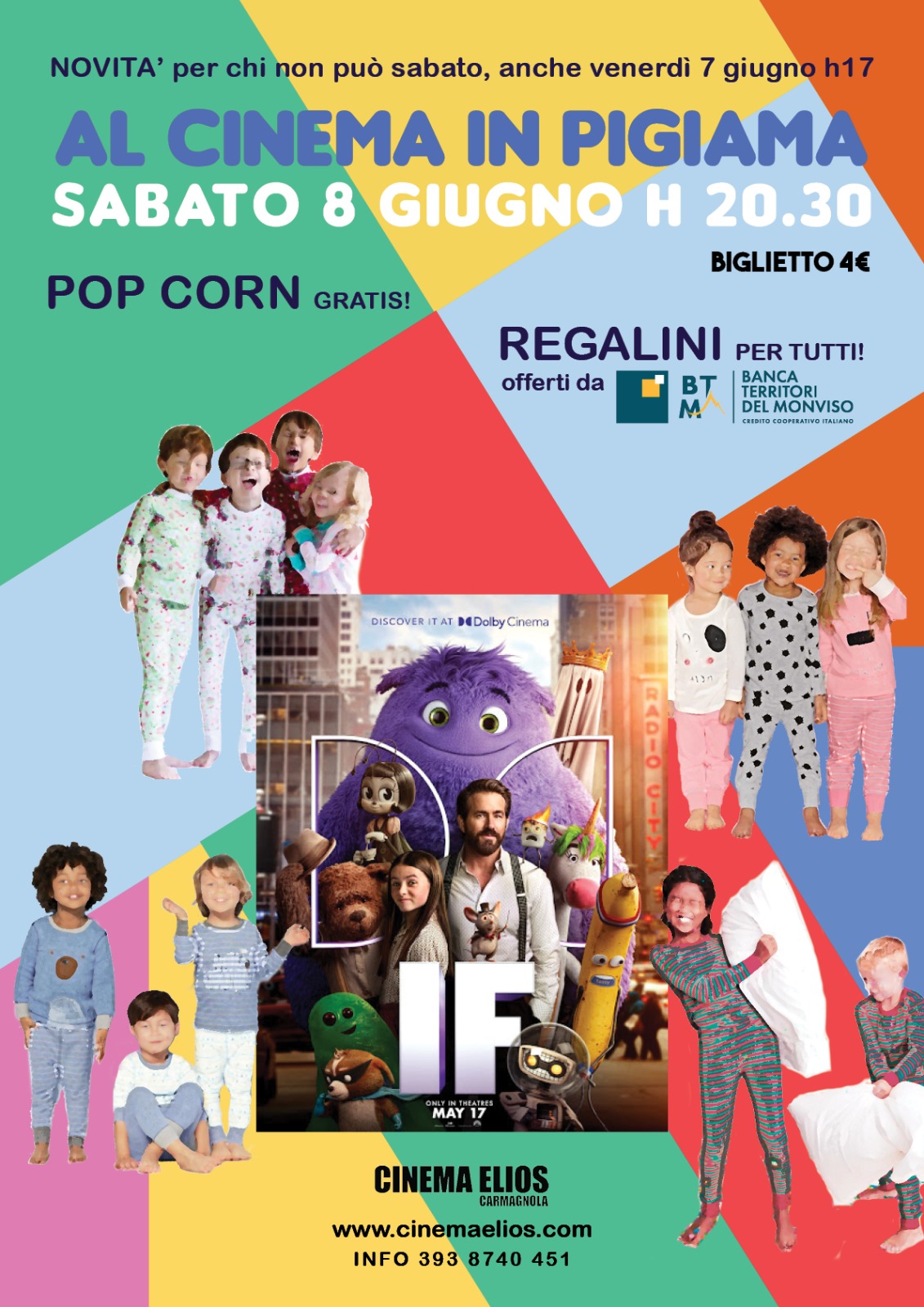 Al cinema in pigiama